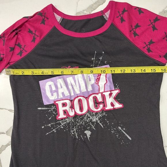 Disney | Girls Camp Rock Grey Pink Flannel Nightgown L 10/12 - Picture 10 of 10